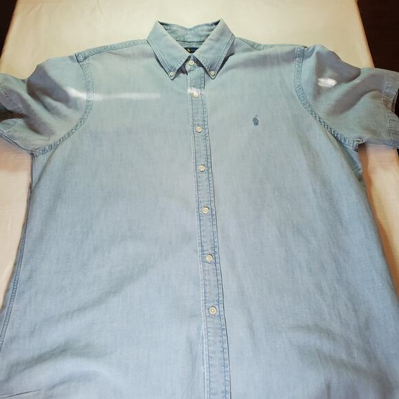 Ralph Lauren Mens Shirt- Short Sleeve Size XL - Picture 1 of 7